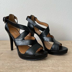 Women’s Nine West Stiletto Heeled Ankle Strap Heels Size 7.5